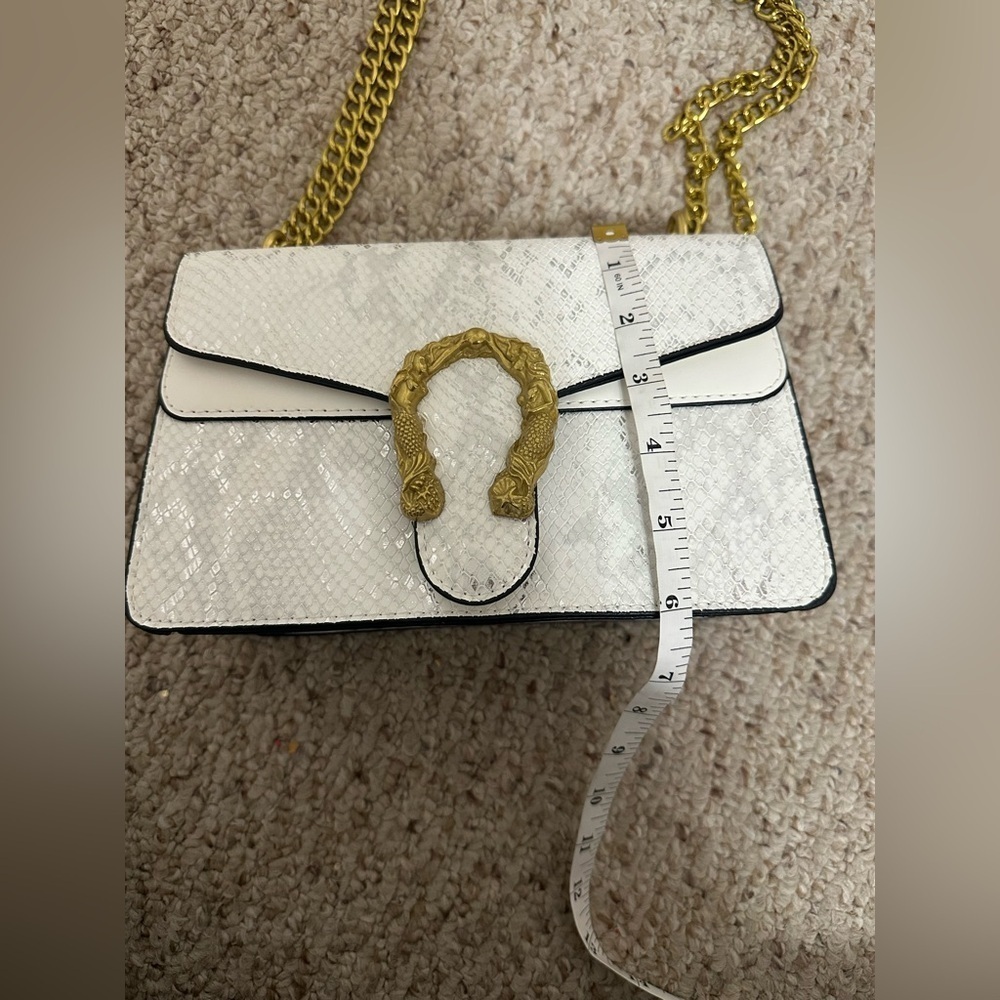 Shoulder or crossbody purse white - Picture 6 of 6